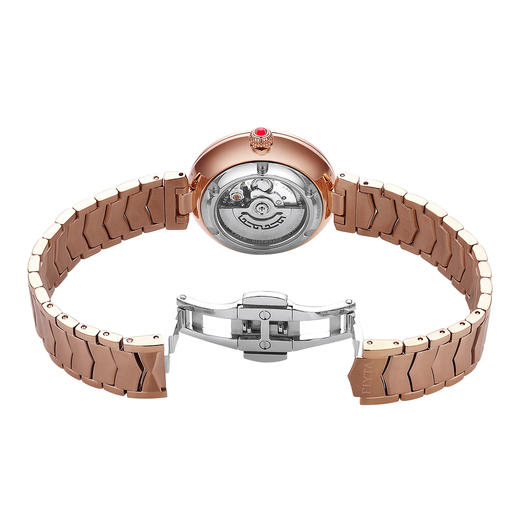 飞亚达心弦系列女士自动机械腕表LA869008.PWPH 商品图2