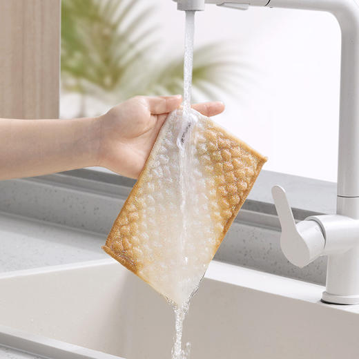 【茶花】彩丝泡泡洗碗巾百洁布 商品图6