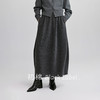 棉仓366617010-【黑标羊毛花苞裙】静奢风松紧腰半身裙25秋冬高级感气质伞裙 商品缩略图0