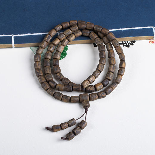 xy0649【沉水级】随形桶珠佛珠项链手链 商品图7