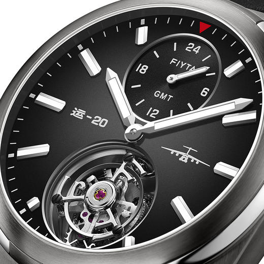 飞亚达马赫系列“大运”陀飞轮机械手表GA881023.HBB 商品图2