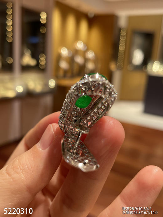 高冰种帝王绿富贵豆吊坠【5220310】具体价格微信咨询 商品图7