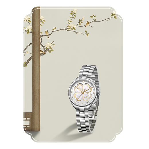 【新品尝鲜】飞亚达四叶草系列石英女表L862035.WWW 商品图5