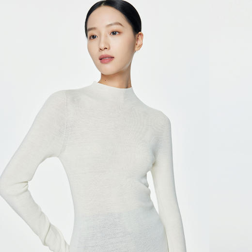 预售 满百减十 | 凯喜雅秋季打底羊毛衫 圆领/半高领 柔软亲肤 商品图12
