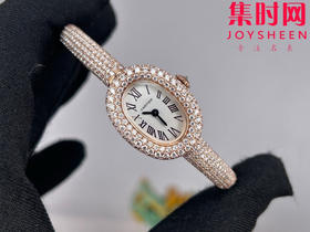 卡地亚新款浴缸系列 浴缸满天星v2版 包金➕全镶莫桑钻石 女士腕表
