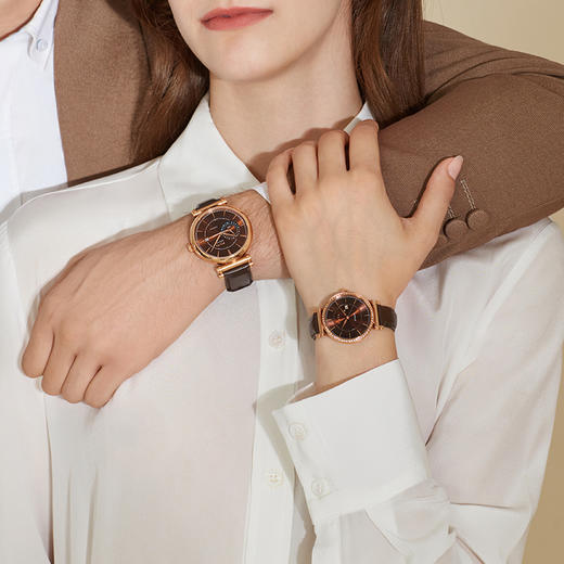 飞亚达印系列自动机械情侣对表GA850001.PSR/LA850001.PKKD（一对） 商品图5