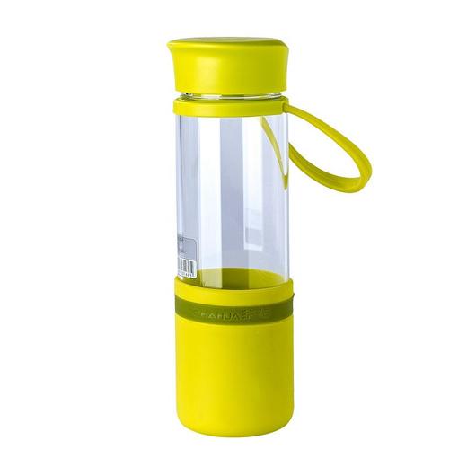 【茶花】水漾玻璃随行杯水杯带提手 商品图1