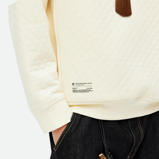 NPC潮牌升级2.0鹅绒菱格卫衣6层保暖男百搭保暖舒适NP59ST07 商品图2