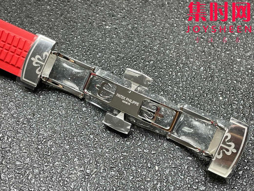 BBF百达翡丽AQUANAUT系列5167A 手雷系列 黑盘红针 新加坡特别版 红手雷 丹东324一体机 男士腕表 表径40mm 商品图5