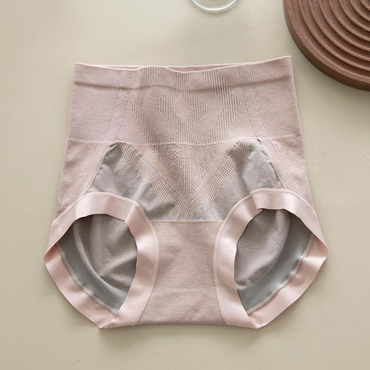 【🔥100A抗菌黑科技✨】蜜桃臀神器🍑美宅高腰收腹内裤 钻石腰线塑身 ，高腰收腹+提臀塑形，桑蚕丝呵护你的每一天，100A抗菌桑蚕丝底裆大码三角内裤女 商品图6