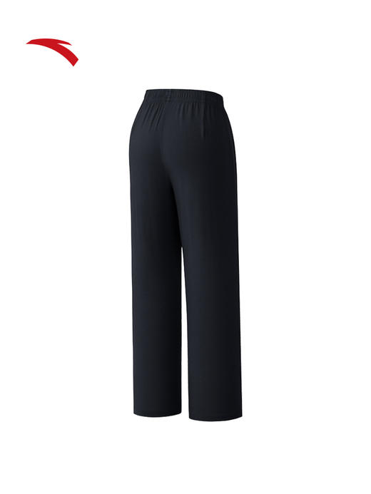 安踏阔腿裤 | 冰丝休闲运动长裤女士开叉微喇裤162537307-2 商品图1