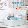 【茶花】欧式带盖沥水碗柜厨房碗筷收纳柜 商品缩略图1