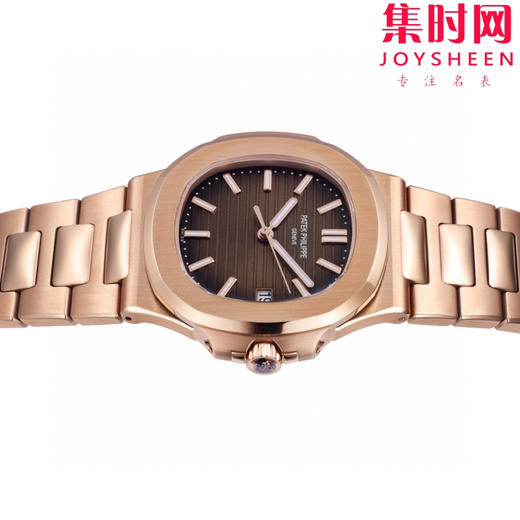 BBF百达翡丽鹦鹉螺系列 鹦鹉螺5711 全玫金棕盘 丹东324一体机 男士腕表 表径40mm 商品图6