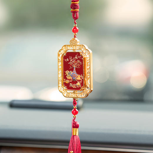 【故宫香氛】岁朝佳兆平安车载香薰挂件博物馆文创车挂新年生日礼物 商品图5