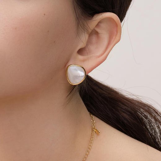 ARSIS｜流光系列 流光贝语耳钉 大号 商品图4