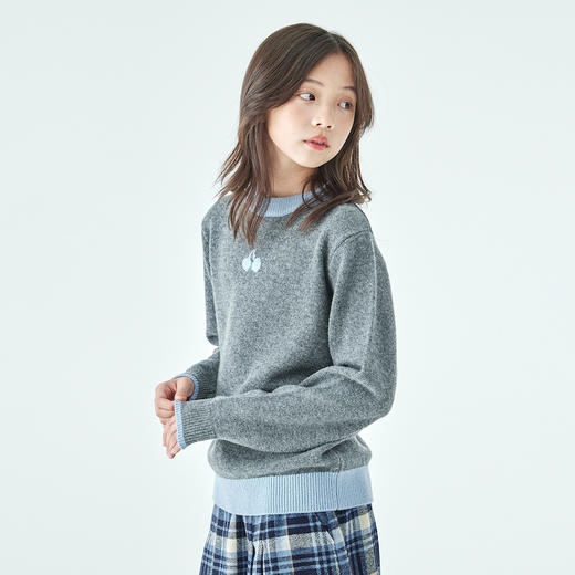 棵初撞色樱桃毛衣801K258070CD 商品图2