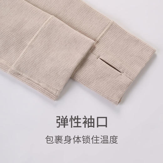 【莱赛尔绵羊毛打底外穿】SCHIESSER德国舒雅女士圆领长袖莱赛尔绵羊毛腈纶混纺面料打底衫保暖260g31/26178U 商品图2