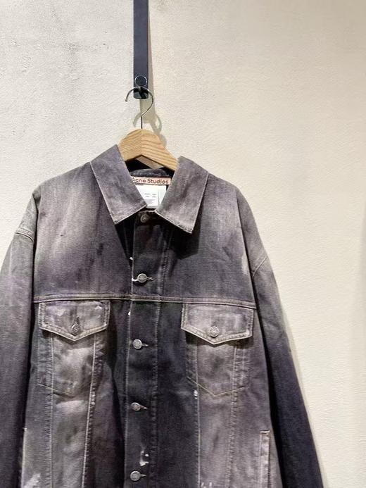 中性款做旧牛仔外套001 商品图2
