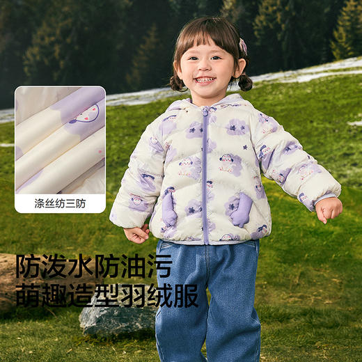 巴拉巴拉儿童羽绒服男女宝宝三防外套2025新款冬装萌 商品图3
