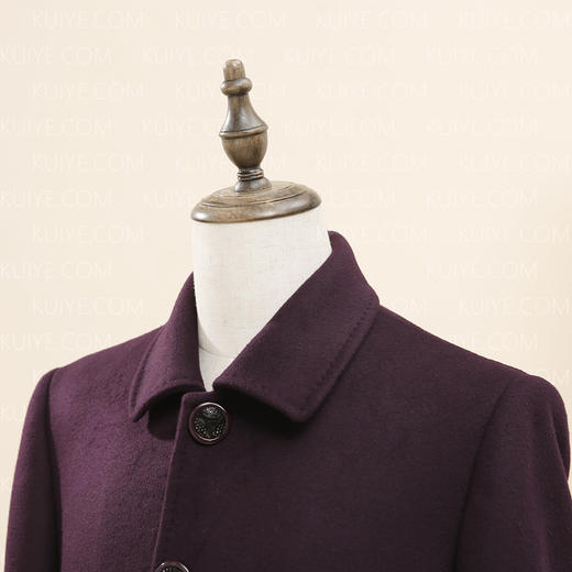【福天华】高品质寿服毛粘女大衣（紫红、紫色）百年工艺传统寿衣 商品图2