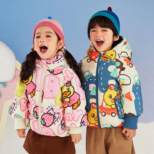 【三防】B.Duck小黄鸭童装冬季常规羽绒90-130 BF5616055 商品图0