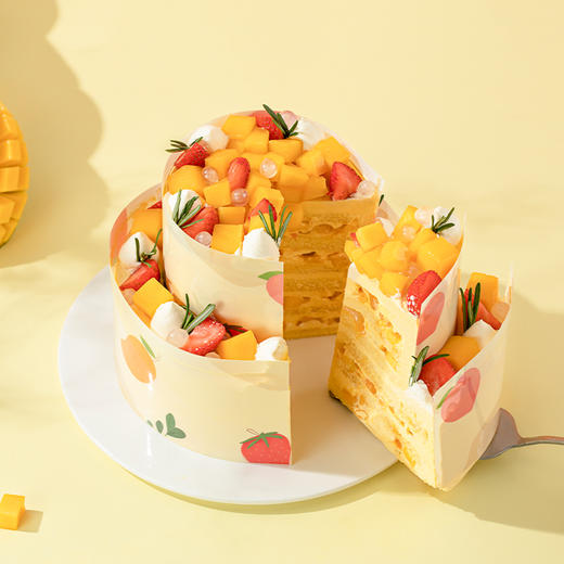 【双层杨枝甘露舞曲】升级版经典爆款港式甜品杨枝甘露蛋糕，超清爽的杨枝甘露风味！超Q弹的椰肉爆爆珠！一口清爽怡人，酸甜解腻（广州幸福西饼） 商品图2