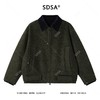 23615SDSA男士秋冬新款痞帅男装潮牌拼接拉链翻领棉服外套百搭时尚 商品缩略图1