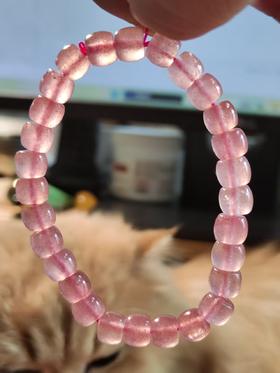 水晶专拍 草莓晶 单绕手串  福利款 补差链接--