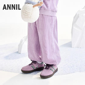 【实体店同款】女童全腰针织长裤冬季新款安奈儿童装XG546018