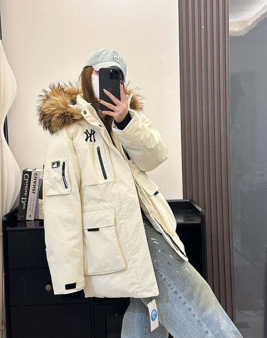 预售原单派克毛领工装羽绒服外套102308 商品图7