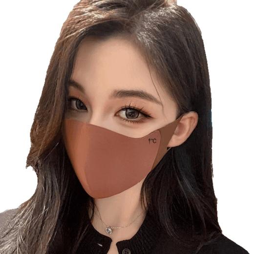 【秒杀❗️9.9抢2个🔥防风美拉德口罩】冬季保护“伞”立体设计收紧下颚轮廓，秒变小v脸，加厚秋冬防晒保暖口罩，立体无痕护眼角纯色时尚防风面罩L 商品图4