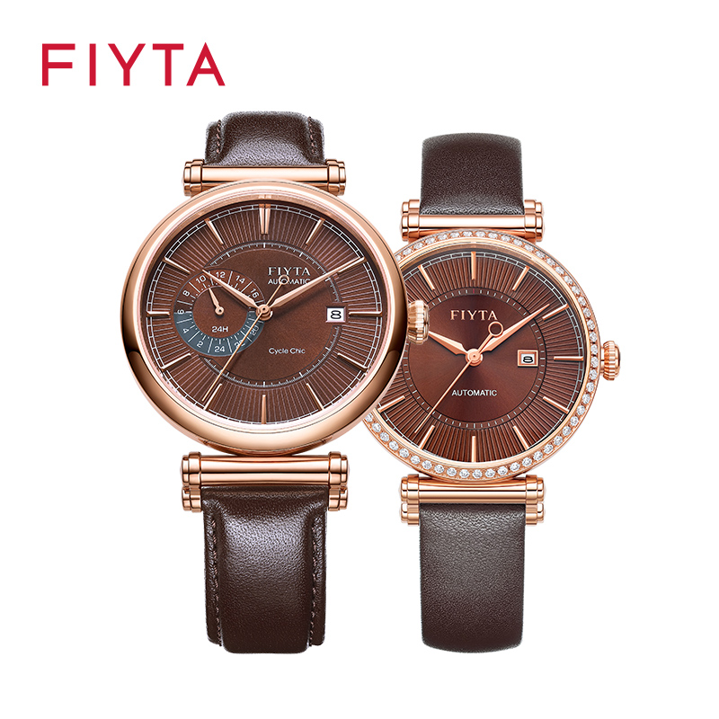 飞亚达印系列自动机械情侣对表GA850001.PSR/LA850001.PKKD（一对）