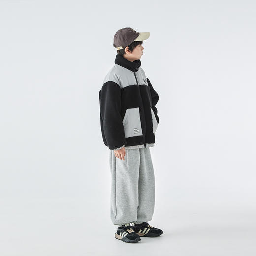 蓝汽水羊羔绒外套851B258053JX 商品图4