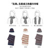 马登美式复古费尔岛风针织围巾加厚保暖毛线帽子情侣礼盒套装秋冬 商品缩略图1