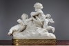 独角鹿西洋古董 19世纪法国著名雕塑家Jean-Jules Salmson签名创作小天使主题铜鎏金底座大理石雕塑作品《泉》 商品缩略图2