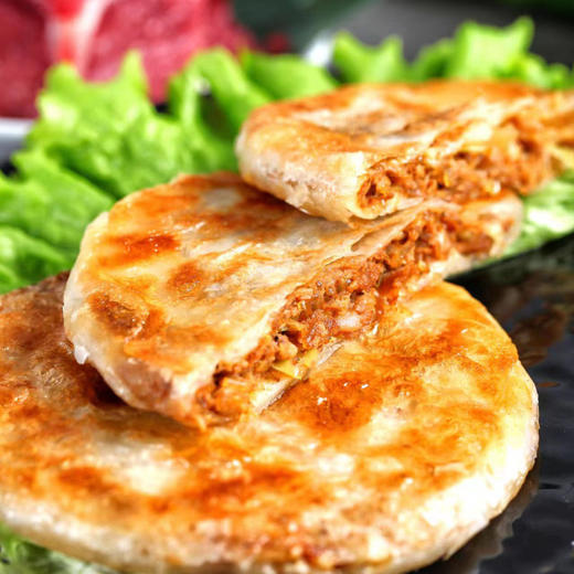 酥皮猪肉馅饼，28张（共14袋）组合，新鲜猪肉搭配多味香料调馅，手工包制，味道咸香醇厚，酥脆可口，个大馅足，色香味俱全，每一口下去，都回味无穷M 商品图2