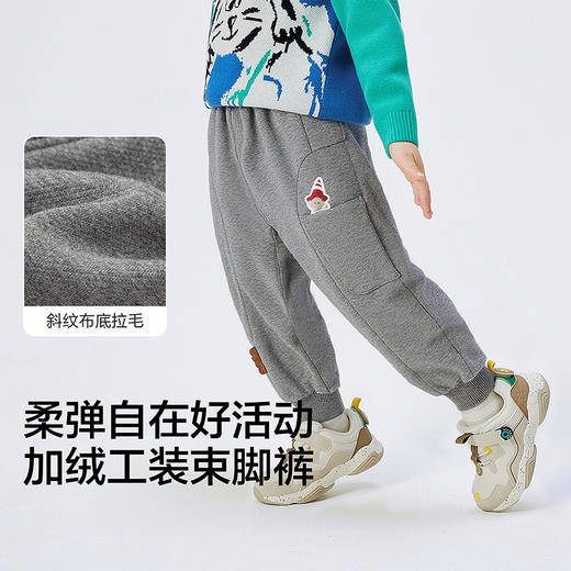 【商场同款】巴拉巴拉宝宝长裤男童工装束脚裤秋冬2025新款休闲裤 商品图3