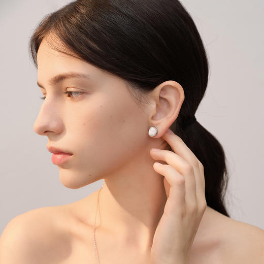 ARSIS｜流光系列 流光贝语耳钉 小号 商品图2