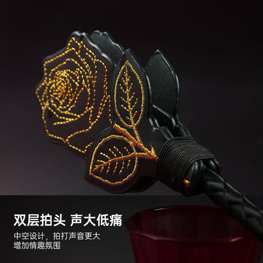 纵锦浪里感温变色玫瑰拍马鞭可爱sp拍子小圈实践道具温变材料 商品图3