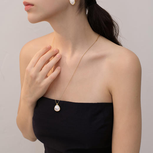 ARSIS｜流光系列 流光贝语项链 金色 商品图3