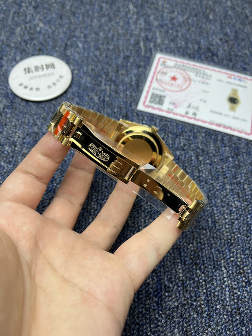 【贵重物品】高端定制 客订包真金款 QF配重版 重量180克+ 劳力士星期日历型系列 日志40mm 黑冰糖DD 商品图7