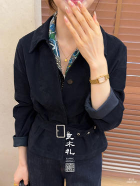 干练——山羊闭绒皮衣（腰带）