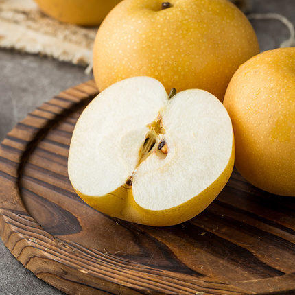 秋月梨家庭装 4.5-5斤装 7-9个 脆甜多汁核小无渣坏果包赔 商品图0