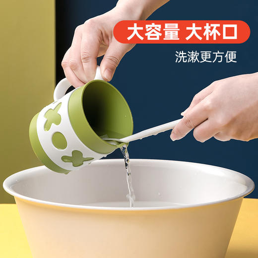 【茶花】XO字母趣味口杯刷牙杯450ml 商品图2