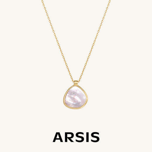 ARSIS｜流光系列 流光贝语项链 金色 商品图0