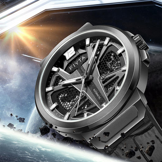 飞亚达星际系列机械男表DGA35006.HHB.B 商品图6