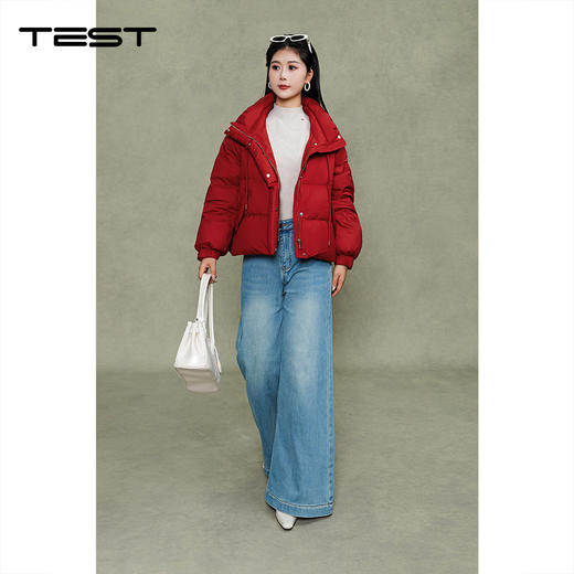 冬上新时尚减龄保暖显瘦柔软舒适羽绒服2254003 商品图2