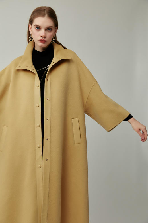 SAFICOO 时尚休闲 复古简约款大衣 商品图4