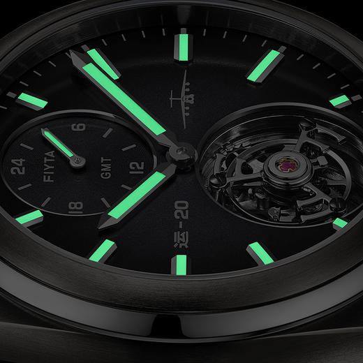 飞亚达马赫系列“大运”陀飞轮机械手表GA881023.HBB 商品图3