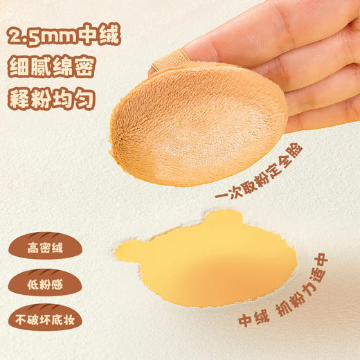 尔木萄 X TUNEE GOODS软糯绒绒扑 散粉扑套盒 M号 商品图2